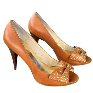 MICHAEL Michael Kors Tan Studded Heels